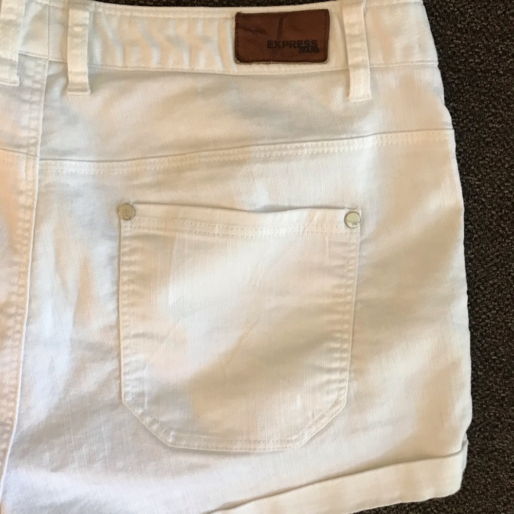 Express White Shorts - Picture 3 of 3